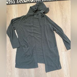 Barefoot Dreams Sage Green Hooded Cardigan (Not Gray)